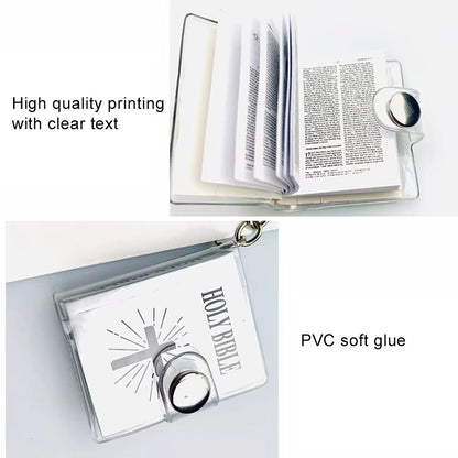Cute Mini HOLY BIBLE Keychains