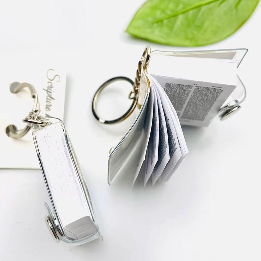 Cute Mini HOLY BIBLE Keychains