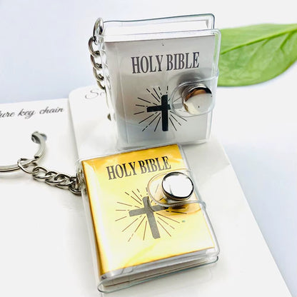 Cute Mini HOLY BIBLE Keychains