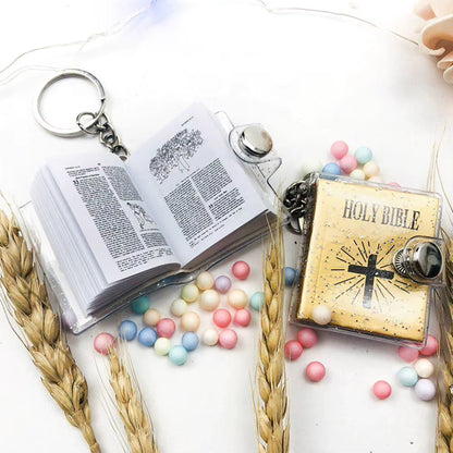 Cute Mini HOLY BIBLE Keychains